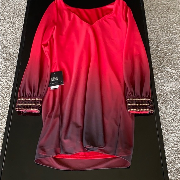 Red and black ombré dress - Picture 2 of 4